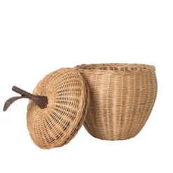 Paniers & Boîtes^Ferm Living Panier Pomme En Rotin