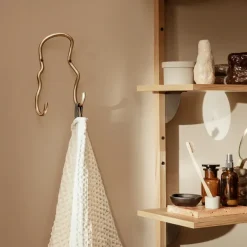 Porte-manteaux & Patères^Ferm Living Patere Curvature Double Noir
