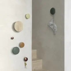 Porte-manteaux & Patères^Muuto Patere The Dots - Bois Vert Fonce