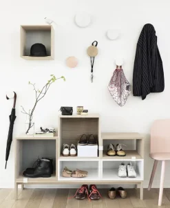 Porte-manteaux & Patères^Muuto Patere The Dots - Chene Naturel