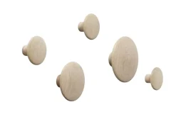 Porte-manteaux & Patères^Muuto Patere The Dots - Chene Naturel