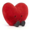 Peluches^Jellycat Peluche Amusante Coeur L - Rouge