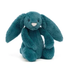 Peluches^Jellycat Peluche Lapin Bashful - H 18 Cm - Mineral Bleu