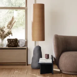 Lampes De Table^Ferm Living Pied De Lampe Hebe En Ceramique - H 100 Cm - Noir