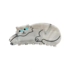 Accessoires Cheveux^Coucou Suzette Pince A Cheveux Chat Gris