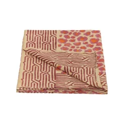 Linge De Lit^Doing Goods Plaid Leopard En Coton - Rose