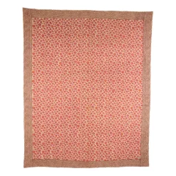 Linge De Lit^Doing Goods Plaid Leopard En Coton - Rose