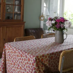 Linge De Lit^Doing Goods Plaid Leopard En Coton - Rose