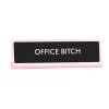 Accessoires Design^Sélectionné par Fleux Plaque De Bureau Office Bitch