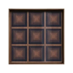 Plats & Plateaux^Ethnicraft Plateau Carre En Verre Ink Squares