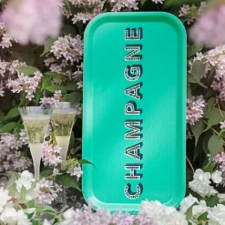 Plats & Plateaux^Sélectionné par Fleux Plateau Champagne - 43 X 22 Cm - Seafoam