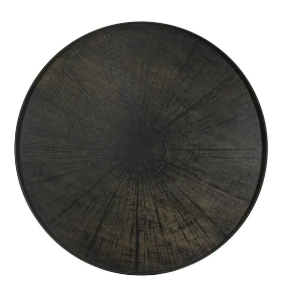 Plats & Plateaux^Ethnicraft Plateau En Bois Black Slide - O 92 Cm