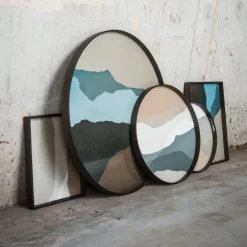 Plats & Plateaux^Ethnicraft Plateau En Verre - Slate Wabi Sabi - O 92 Cm