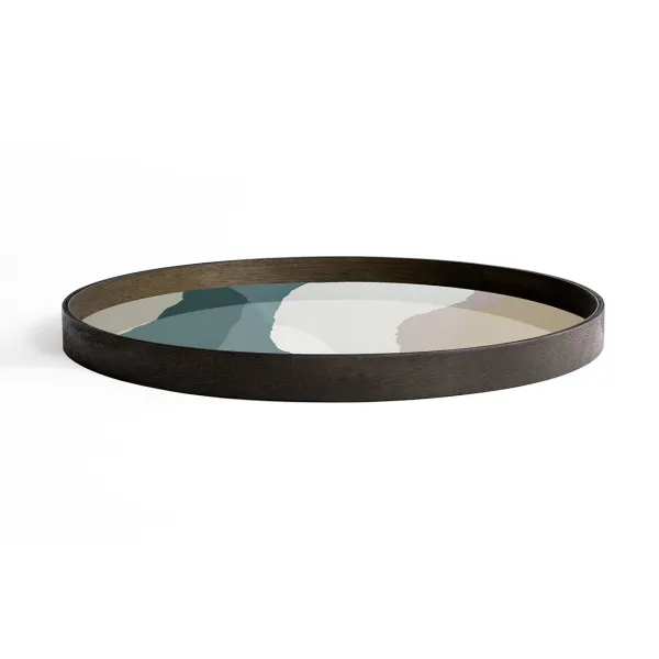 Plats & Plateaux^Ethnicraft Plateau En Verre - Slate Wabi Sabi - O 61 Cm