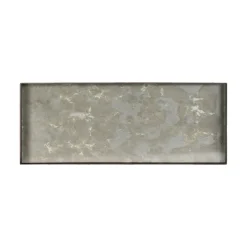 Plats & Plateaux^Ethnicraft Plateau En Verre Fossil Organic - Gris