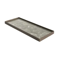 Plats & Plateaux^Ethnicraft Plateau En Verre Fossil Organic - Gris