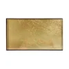 Plats & Plateaux^Ethnicraft Plateau En Verre Gold Leaf - Dore