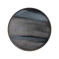 Plats & Plateaux^Ethnicraft Plateau En Verre Graphite Organic - O 61 Cm