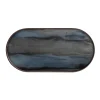 Plats & Plateaux^Ethnicraft Plateau En Verre Graphite - Organic Glass Oblong - L 71 Cm