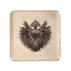Plats & Plateaux^Boncoeurs Plateau Quatro Coeur Rayon - Lin