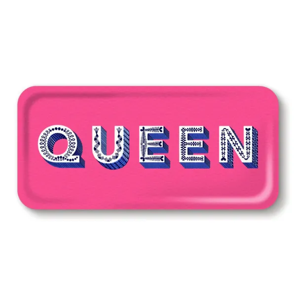 Plats & Plateaux^Sélectionné par Fleux Plateau Queen - 32 X 15 Cm - Bright Pink