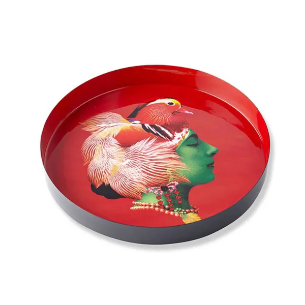 Vide-Poches^Gangzai Plateau Rond Canarbella En Fer - O 33 Cm