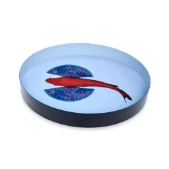 Vide-Poches^Gangzai Plateau Rond Fishkoi En Fer - O 33 Cm
