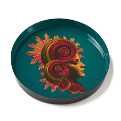 Plats & Plateaux^Gangzai Plateau Rond Muse En Fer - ? 33 Cm