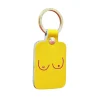Porte-clés^Ark Porte-clés Boobs Cuir - Jaune Clair