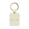 Porte-clés^Ark Porte-clés Boobs En Cuir - Creme