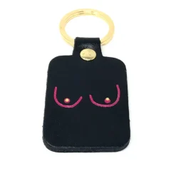 Porte-clés^Ark Porte-clés Boobs En Cuir - Noir