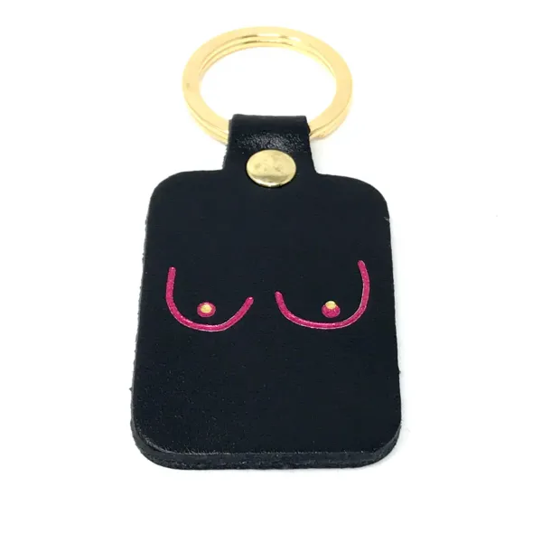 Porte-clés^Ark Porte-clés Boobs En Cuir - Noir