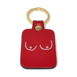 Porte-clés^Ark Porte-clés Boobs En Cuir - Rouge