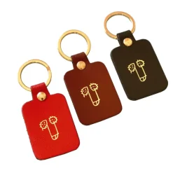 Porte-clés^Ark Porte-clés Zizi En Cuir - Rouge