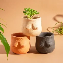 Pots & Jardinières^Sélectionné par Fleux Pot Boob - 8 X O 8 Cm - Couleur Aleatoire