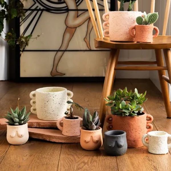 Pots & Jardinières^Sélectionné par Fleux Pot Boob - 8 X O 8 Cm - Couleur Aleatoire
