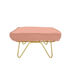 Poufs & Bancs^Honoré Pouf Croisette En Velours - Rose