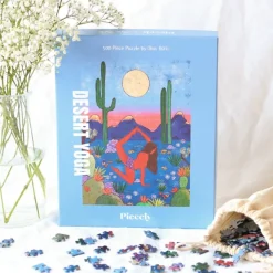 Puzzles^Piecely Puzzle Desert Yoga By Olivia Burki - 500 Pieces