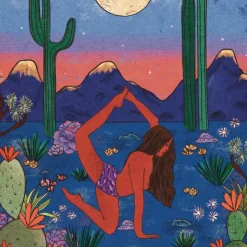 Puzzles^Piecely Puzzle Desert Yoga By Olivia Burki - 500 Pieces