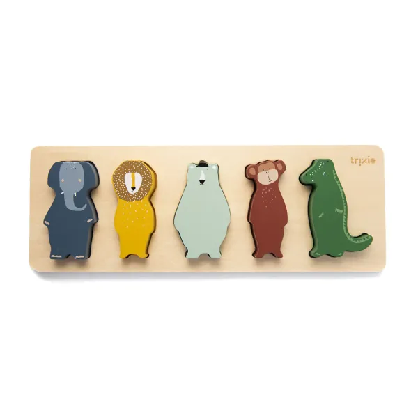 Jeux Éducatifs^Trixie Puzzle Formes Animaux En Bois