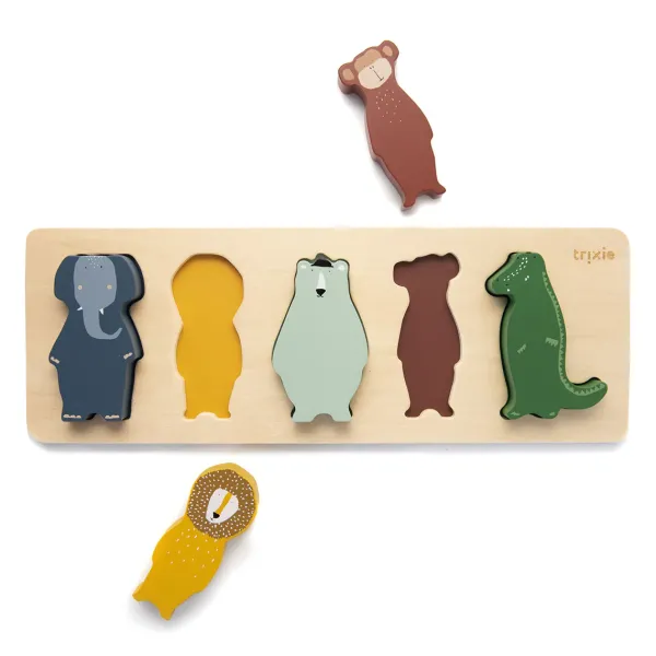 Jeux Éducatifs^Trixie Puzzle Formes Animaux En Bois