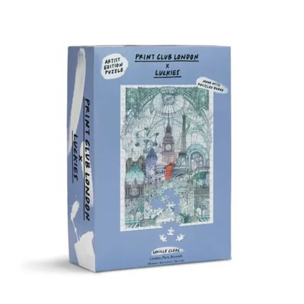 Puzzles^Sélectionné par Fleux Puzzle London Paris Brussels - Lucille Clerc - 500 Pieces