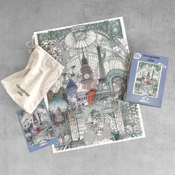 Puzzles^Sélectionné par Fleux Puzzle London Paris Brussels - Lucille Clerc - 500 Pieces