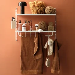 Etagères^String Furniture Rangement Mural Bathroom - 58 X 50 X 20 Cm - Blanc