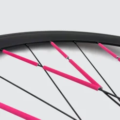 Loisirs D'extérieur^Rainette Reflecteurs Pour Rayons De Velo - Rose Fluo