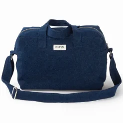 Sacs & Cabas^Rive Droite Paris Sac Sauval City Bag En Coton Recycle - Denim Brut