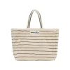 Sacs & Cabas^Sélectionné par Fleux Sac Weekend A Rayures - Cream & Ink