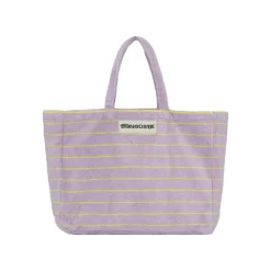 Sacs & Cabas^Sélectionné par Fleux Sac Weekend A Rayures - Lilac & Neon Yellow