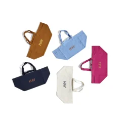 Sacs & Cabas^Hay Sac Weekend En Coton Recycle - Bleu Ciel