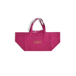Sacs & Cabas^Hay Sac Weekend En Coton Recycle - Fuchsia